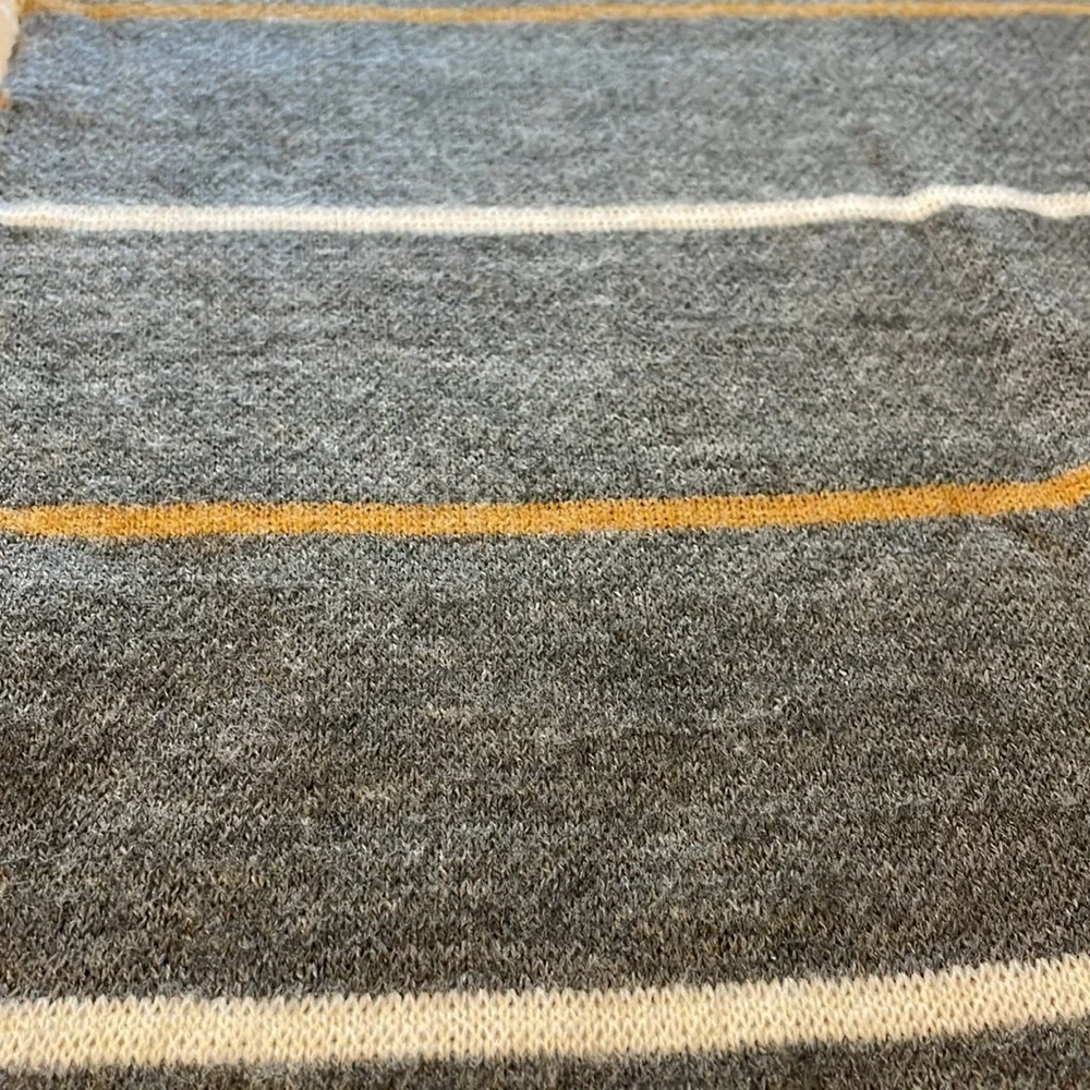 Gold, White, and Gray Infinity Scarf. 64” around‎